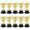 10 plastic prijstrofee gouden award beker school beloning 2