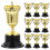 10 plastic prijstrofee gouden award beker school beloning 11