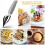 4 dessertlepels rvs, multifunctioneel, voor chocoladedips 10
