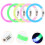 20 pièces bracelets lumineux multicolores pour animation 3