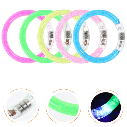 20 pièces bracelets lumineux multicolores pour animation 2