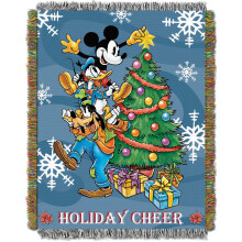 Tkany koc z gobelinem Disney's Mickey Mouse Spread Cheer 48 cali x 60 cali Multi Color