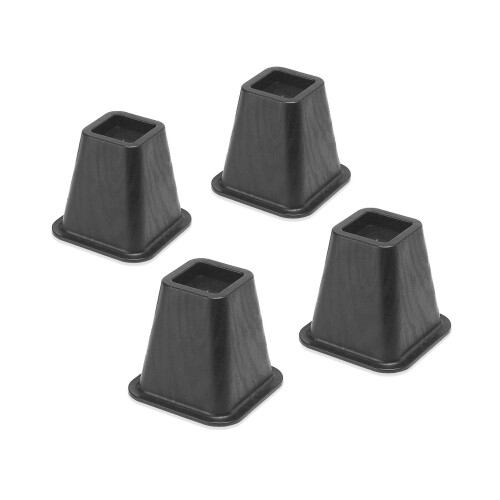 Whitmor Whitmor Bed Verhogers - Zwart (Set van 4)