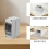 3 stuks 2- verdeelbox IP65 waterdicht met transparant 9