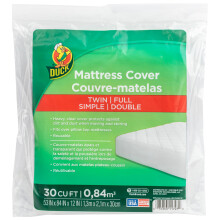 Coprimaterasso per materasso da letto Duck Brand Full/Twin Trasparente (1140235)