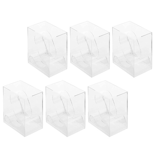 6Pièces Boîtes À Transparentes Support Anti-Rayures