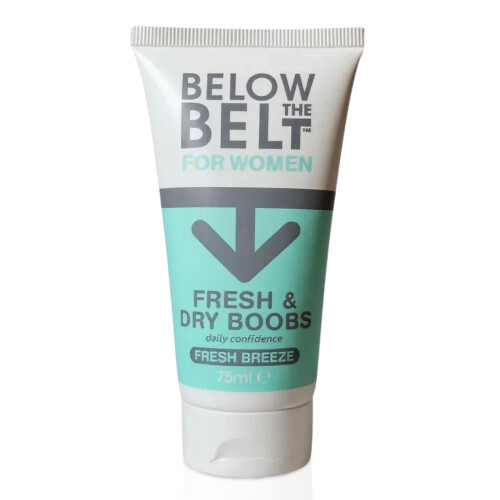 Below The Belt Fresh & Dry Boobs, Fresh Scent 75ml