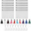 1 set canvas doe- - make-uptas met potloodetui warmtetransfer 6
