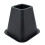Simplify Bed Riser - Sengel?ftere - M?belforh?jere til sengestole Borde - Sort - Pakke med 4-6 tommer lang 4