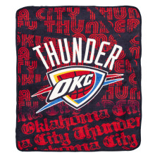 Offiziell lizenzierte Northwest NBA Oklahoma City Thunder Redux Micro Raschel-Überwurfdecke, 116,8 x 152,4 cm, mehrfarbig