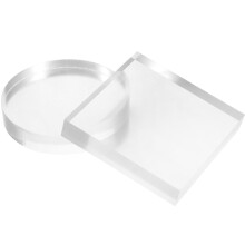 2 displayblokken, helder gepolijst, voor fotografieaccessoires