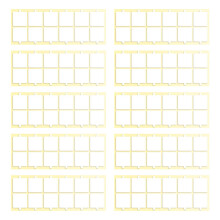 180 stuks geluidsisolatieplaat tape 35x35 mm transparant dubbelzijdig