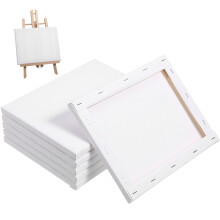 6 stuks schilderijcanvas bord, stofcanvas voor