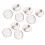 20 lege brochepinschaaltjes DIY accessoires 8