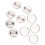 20 lege brochepinschaaltjes DIY accessoires 6