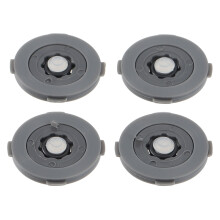 4Pcs Grey Faucet Flow Restrictor Silicone Plastic Shower Head Inserts
