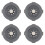 4Pcs Grey Faucet Flow Restrictor Silicone Plastic Shower Head Inserts 6