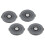 4Pcs Grey Faucet Flow Restrictor Silicone Plastic Shower Head Inserts 8
