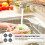 4Pcs Grey Faucet Flow Restrictor Silicone Plastic Shower Head Inserts 5
