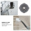 4Pcs Grey Faucet Flow Restrictor Silicone Plastic Shower Head Inserts 10
