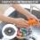 4Pcs Grey Faucet Flow Restrictor Silicone Plastic Shower Head Inserts 3