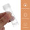 10 stuks transparante naaldendispenser plastic opbergfles (56#) 11