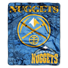 Northwest NBA Denver Nuggets Unisex-Erwachsene Raschel-Überwurfdecke 50"" x 60"" Dropdown
