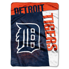 The Northwest Company MLB Detroit Tigers Raschel-Überwurfdecke, 152,4 x 203,2 cm, Strike