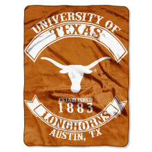 The Northwest Company NCAA Texas Longhorns Raschel-Überwurfdecke, 152,4 x 203,2 cm, Rebel