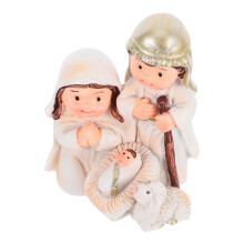 1 Set Geresineerde Heilige Kerststal Figuur Voor Decoratie