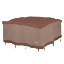 Duck Covers Ultimate Waterproof Square Patio Table & Chair Set Cover 90 Inch