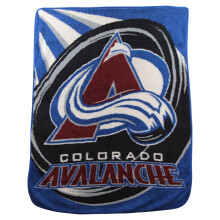 The Northwest Company NHL Colorado Avalanche Sherpa Throw Blanket 50"""" x 60"""" Puck