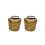 2 verstevigde bells hanger, middelgroot, 37 g, brons 4