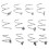 12 dubbele oogring neusring spiraal piercing multifunctionele ringen 3