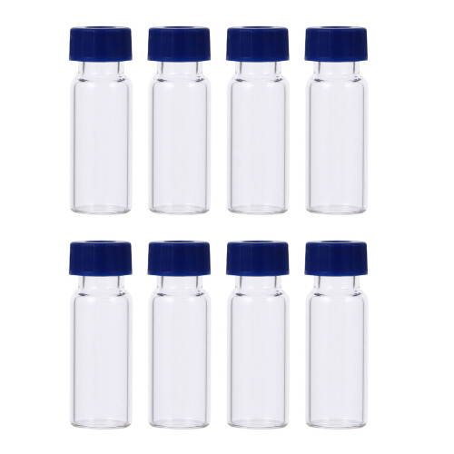 100 1,5/2 ml glazen monsterpotjes met schroefdop 2