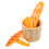 1 Set Mini Voedselmodel Brood Model Valse Decoratie Met Mand 7