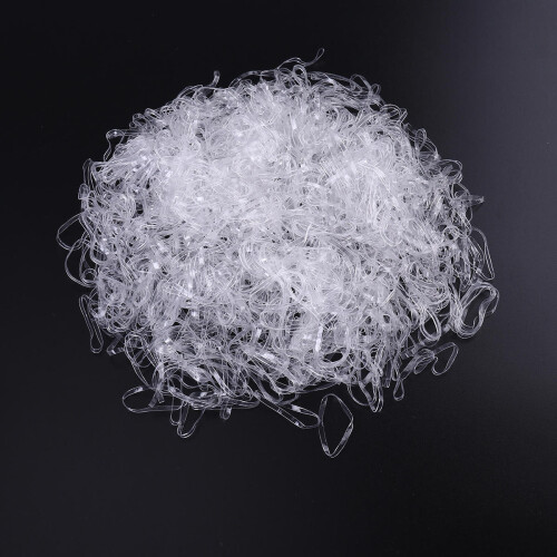 1200 einweg-haargummis aus elastischem material für kinderfrisuren 2