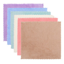 6Stk Korallenfleece Badtücher Für Kleintiere, Saugfähig, Bunt