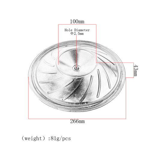 aluminium resonator gitarrenkonus für dobro resophonik silber 1