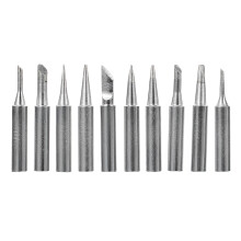 1Set Ersatz Lötspitzen Kupfer Für Lötkolben Lötstation Silber Robust