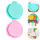 4Stk Kuchenformen Silikon Runde Backformen Grün Hellpink 5