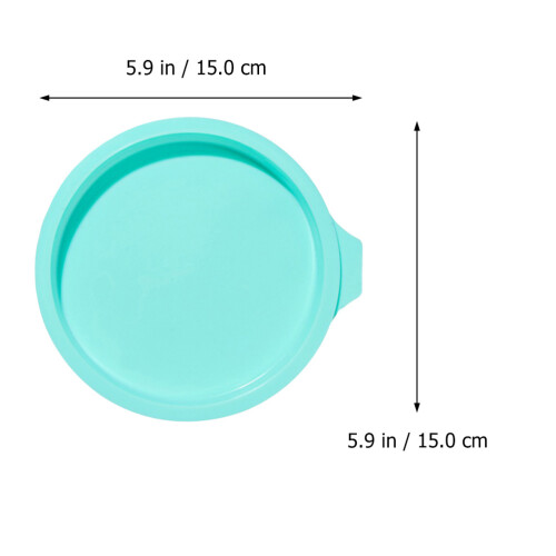 4Stk Kuchenformen Silikon Runde Backformen Grün Hellpink 1