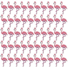 50Stk Flamingo Holz Tier 2 Niedliche Bastelknöpfe