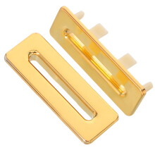 2 überlauf-abdeckring zinklegierung für waschbecken