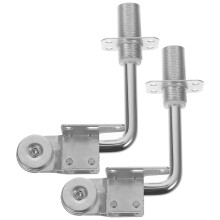 2Stk Möbelverbinder Aus Robustem Eisen, Verchromte Sofa Gelenkclips