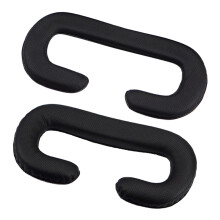 2 pu-leder vr-augenmaske, gesichtskissen für vive (8+22 mm)