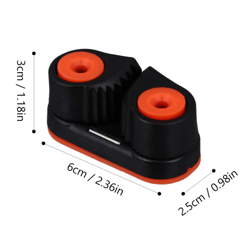 Cam Cleat Pour Kayak Canoë, Noir Durable 1