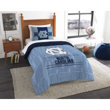 The Northwest Company NCAA North Carolina Tar Heels Bettdecken- und Kissenbezge-Set Twin Modern Take