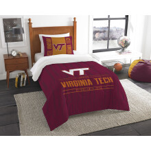 Northwest Company NCAA Virginia Tech Hokies Trstare och Sham Set Twin Modern Take