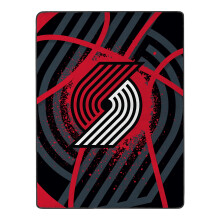 Northwest NBA Portland Trail Blazers Unisex-vuxen Raschel Throw Blanket 60"" x 80"""" Shadow Play